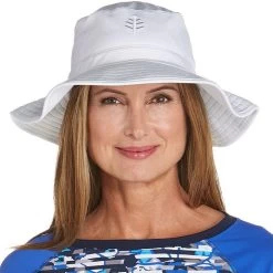 Coolibar Women's Chlorine Resistant UPF 50+ Bucket Hat