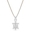 Lucky Feather Women's Ocean Life Sea Turtle Necklace