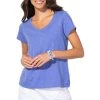 Escape By Habitat Women's V-Neck Short-Sleeve T-Shirt