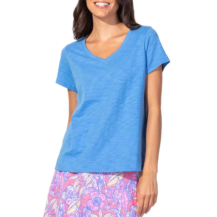 Escape By Habitat Women's V-Neck Short-Sleeve T-Shirt 4 Escape By Habitat Women's V-Neck Short-Sleeve T-Shirt - Image 2