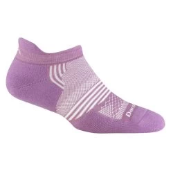 Darn Tough Vermont Women's Element No Show Tab Lightweight Athletic Sock -Outdoor women's clothing store 1106 Violet 2100x2100 7e96c3e7 cacf 44d3 9240 699bd60c8c83