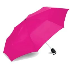 ShedRain Mini Manual Compact Umbrella -Outdoor women's clothing store 1349A HotPink Open 5000x