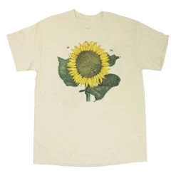 Liberty Graphics Women's Sunflower And Bees Short-Sleeve T-Shirt