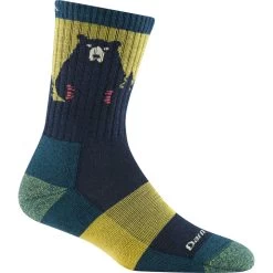 Darn Tough Vermont Women's Bear Town Micro Crew Light Cushion Sock -Outdoor women's clothing store 1970 Dark Teal