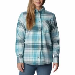 Columbia Women's Calico Basin Flannel Long-Sleeve Shirt