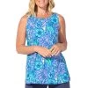 Escape By Habitat Women's Seamed Floral Tank Top