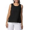 Habitat Women's Lapped Seam Tank Top -Outdoor women's clothing store 23733 black 1