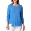 Habitat Women's Scoop Neck Stepped Hem Long-Sleeve Top