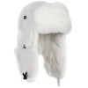 Mad Bomber Women's Supplex Nylon Bomber Hat With White Rabbit Fur -Outdoor women's clothing store 303WHT 1