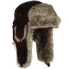 Mad Bomber Women's Wool Plaid Bomber Hat With Brown Faux Fur -Outdoor women's clothing store 305FFWMP 1