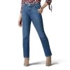 Lee Jeans Women's Instantly Slims Relaxed Fit Straight Leg Jean - Petite