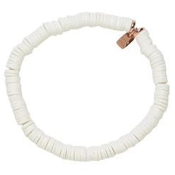 Pura Vida Bracelets Women's Pastel Disc Stretch Bracelet
