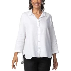 Habitat Women's Wrap Tunic 3/4-Sleeve Top