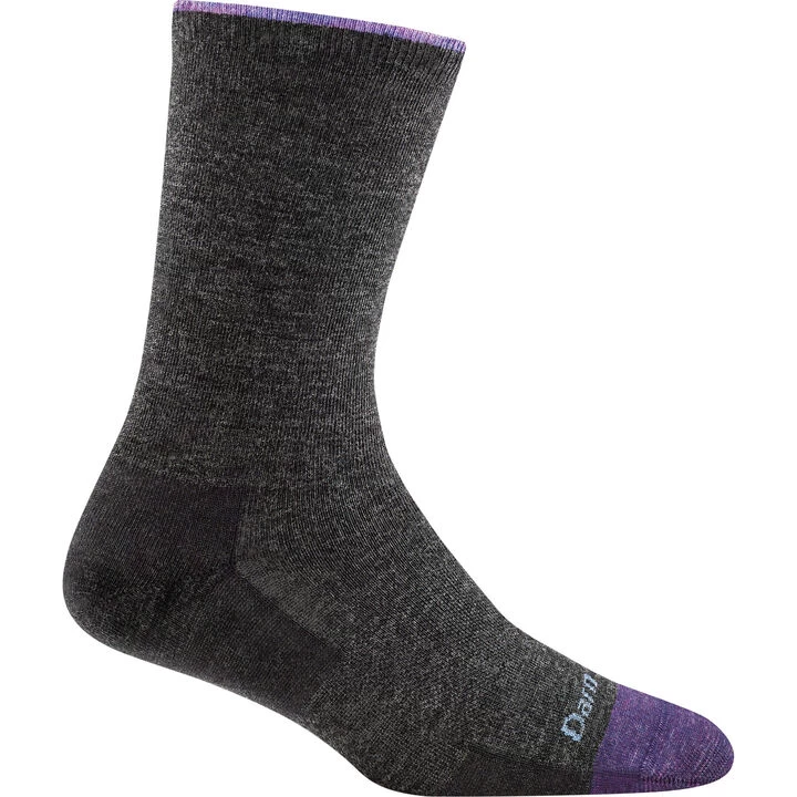 Darn Tough Vermont Women's Solid Basic Crew Light Cushion Sock 4 Darn Tough Vermont Women's Solid Basic Crew Light Cushion Sock - Image 2