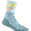 Darn Tough Vermont Women's Wild Life Lightweight Cushion Lifestyle Crew Sock -Outdoor women's clothing store 6105 Aqua 1799x2100 7d56ae8a 89f8 46e1 a2bc 9051cca27845