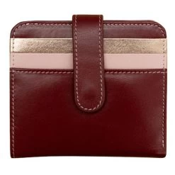 Ili New York Women's Bi-Fold Credit Card Wallet With RFID Blocking -Outdoor women's clothing store 7301 WINE