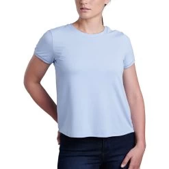 Kuhl Women's Inspira Short-Sleeve T-Shirt -Outdoor women's clothing store 8188 inspira ss hydrangea front pdp photo