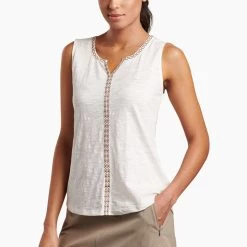 Kuhl Women's Shay Tank Top -Outdoor women's clothing store 8408 Shay Tank White Front