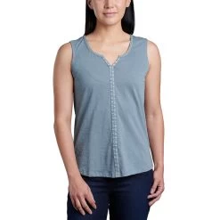 Kuhl Women's Shay Tank Top -Outdoor women's clothing store 8408 shay tank eucalyptus front pdp photo