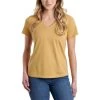 Kuhl Women's Arabella V-Neck Short-Sleeve T-Shirt -Outdoor women's clothing store 8499 arabella v neck ss honey front pdp photo
