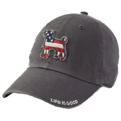 Life Is Good Women's Americana Dog Chill Cap