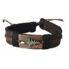 Anju Women's Pine Tree Leather Bracelet -Outdoor women's clothing store B658L7