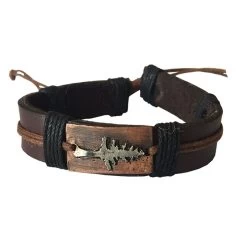 Anju Women's Pine Tree Leather Bracelet