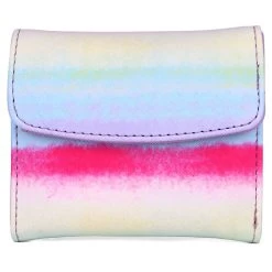 Buxton Women's Ombre Vegan Leather With RFID Pik-Me-Up Mini-Trifold Wallet