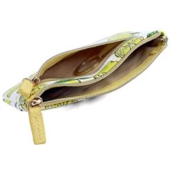 Buxton Women's Lemon Squeeze Vegan Leather With RFID Pik-Me-Up ID Coin / Card Case -Outdoor women's clothing store Buxton 13604W Yellow 5open