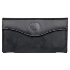 Buxton Women's Heiress Organizer Clutch Wallet -Outdoor women's clothing store Buxton 39316 Black 1front