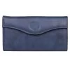 Buxton Women's Heiress Organizer Clutch Wallet -Outdoor women's clothing store Buxton 39316 Navy 1front
