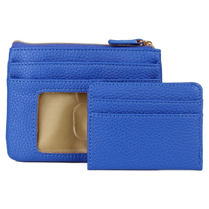 Buxton Women's Pebble Vegan Leather With RFID Pik-Me-Up ID Coin / Card Case 4 Buxton Women's Pebble Vegan Leather With RFID Pik-Me-Up ID Coin / Card Case - Image 2