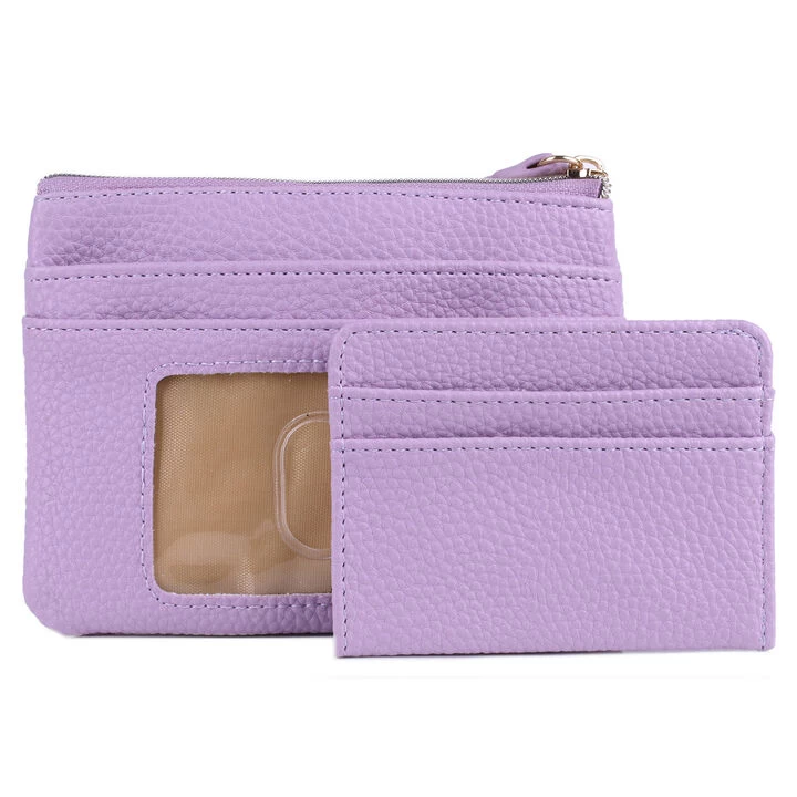 Buxton Women's Pebble Vegan Leather With RFID Pik-Me-Up ID Coin / Card Case 3 Buxton Women's Pebble Vegan Leather With RFID Pik-Me-Up ID Coin / Card Case