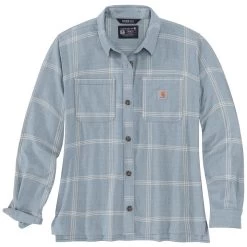 Carhartt Women's Relaxed Fit Midweight Flannel Long-Sleeve Shirt