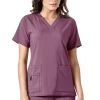 Carhartt Women's Carhartt Force Cross-Flex Modern Fit V-Neck Scrub Top 1 Carhartt Women's Carhartt Force Cross-Flex Modern Fit V-Neck Scrub Top -Outdoor women's clothing store Carhartt C12110 Amethyst 1front