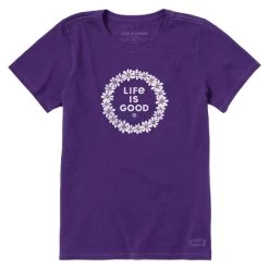 Life Is Good Women's Daisy Chain Crusher Short-Sleeve Shirt