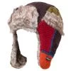 Everest Designs Women's Patchwork Faux Fur Earflap Hat