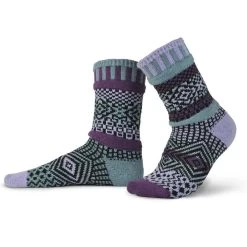 Solmate Socks Women's Wisteria Crew Sock