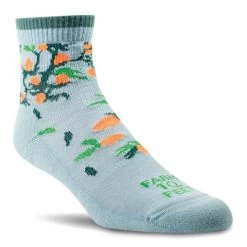 Farm To Feet Women's Clermont Light Cushion Quarter Crew Sock