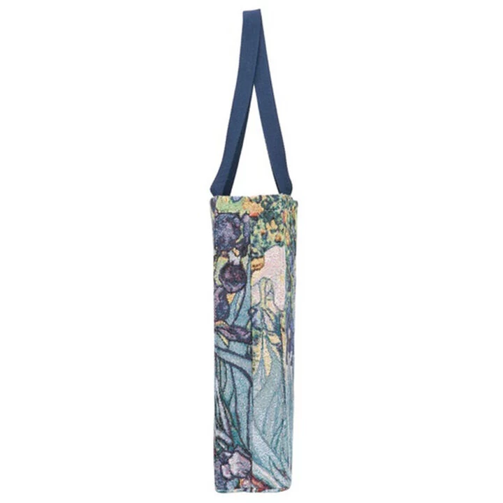 Signare Women's Van Gogh Iris Foldable Gusset Shopping Bag 5 Signare Women's Van Gogh Iris Foldable Gusset Shopping Bag - Image 3