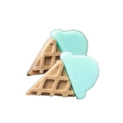 Winter Hill Jewelry Women's Ice Cream Cone Stud Earring -Outdoor women's clothing store ICECREAM ice cream cone studs Mint