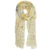 Joy Susan Women's Mums Motif Scarf -Outdoor women's clothing store JoySusan E3242 16Yellow 1scarf