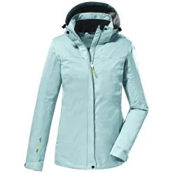 Killtec Women's KOS 133 Functional Rain Jacket -Outdoor women's clothing store Killtec 38383 Blue 1front