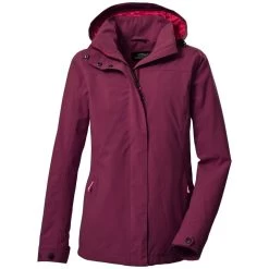 Killtec Women's KOS 92 Hooded Rain Jacket