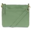 Joy Susan Women's Layla Double Zipper Crossbody Bag