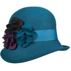 Dorfman Pacific Women's Flora Wool Felt Hat -Outdoor women's clothing store LF100 ASST TEAL 3Q 1000x