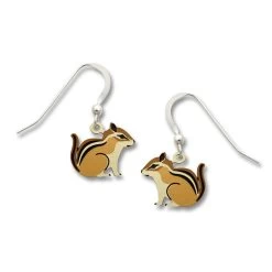 Left Hand Studios Sienna Sky And Adajio Jewelry Women's Chipmunk Earring