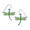 Left Hand Studios Sienna Sky And Adajio Jewelry Women's Filigree Green Dragonfly Earring -Outdoor women's clothing store LHS Green Blue Dragonfly Earrings