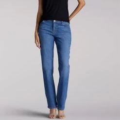 Lee Women's Relaxed Fit Straight Leg Stretch Jean