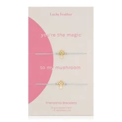 Lucky Feather Women's Magic To My Mushroom Friendship Bracelet